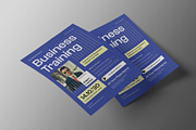 Blue Business Training Webinar Flyer, a Flyer Template by Neermana (Thumbnail 2 of 4)