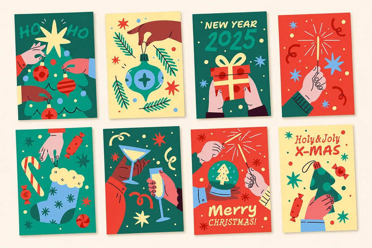 Christmas Decor Clipart, a Seasonal Illustration by Anna Studio (Photo 9 of 12)