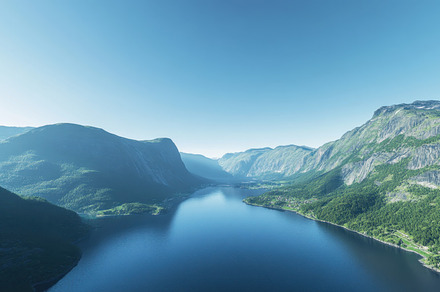 Stunning fjord landscape, a Photo by Beautiful things