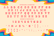Neon Daze - Psychadelic Font, a Font by PutraCetol Studio (Thumbnail 7 of 11)