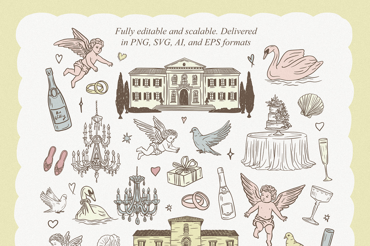 Lovely Moments – Elegant Wedding Art, an Object Graphic by AnMark (Photo 14 of 21)