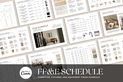 Finishes Schedule and Shopping List, a Presentation Template by ShopRShop (Thumbnail 1 of 9)