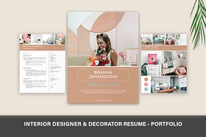 Interior Design Resume Portfolio