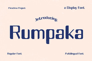 Rumpaka - Display Font