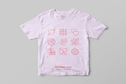 100 Valentine Line Icons, an Outline Icon by Creative Perspective (Thumbnail 4 of 4)