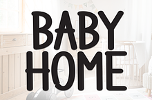 Baby Home | Script Font
