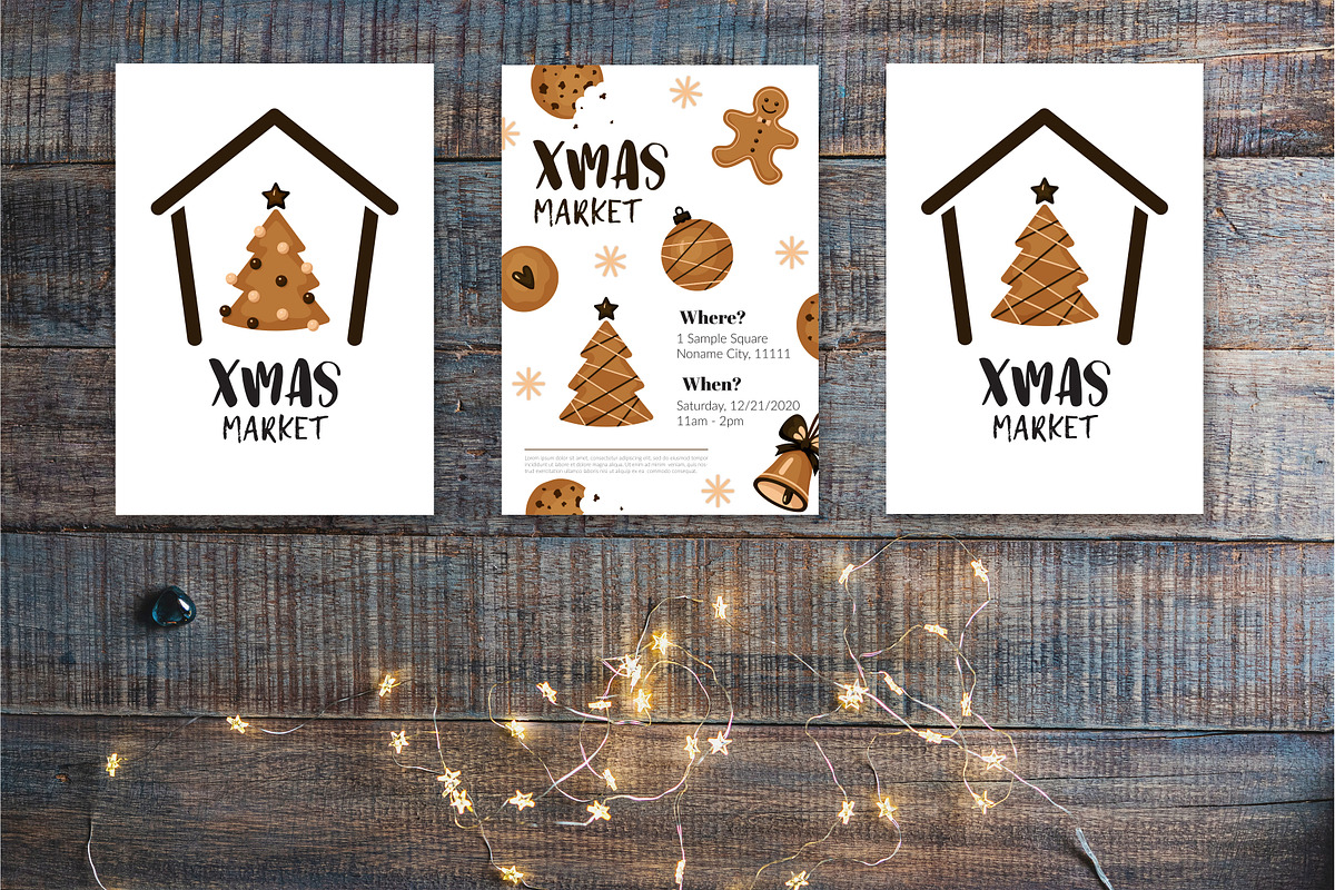 Christmas Cookies & Lettering, a Background Graphic by NKTN graphics (Photo 9 of 13)
