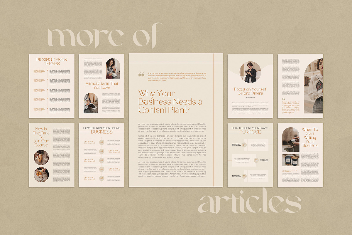 eBook Creator template | CANVA, a Marketing Template by Eesome Design Studio (Photo 7 of 11)