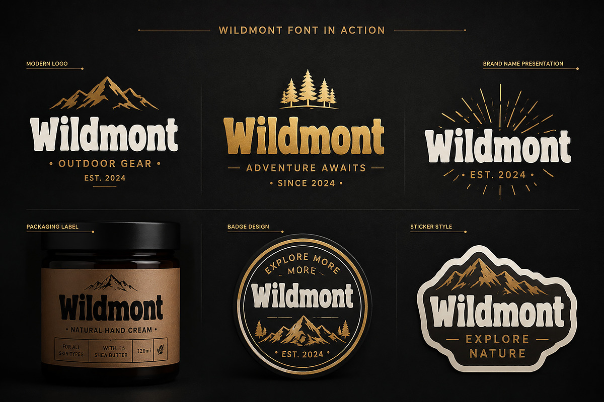 Wildmont, a Script Font by Wow Magic (Photo 3 of 4)