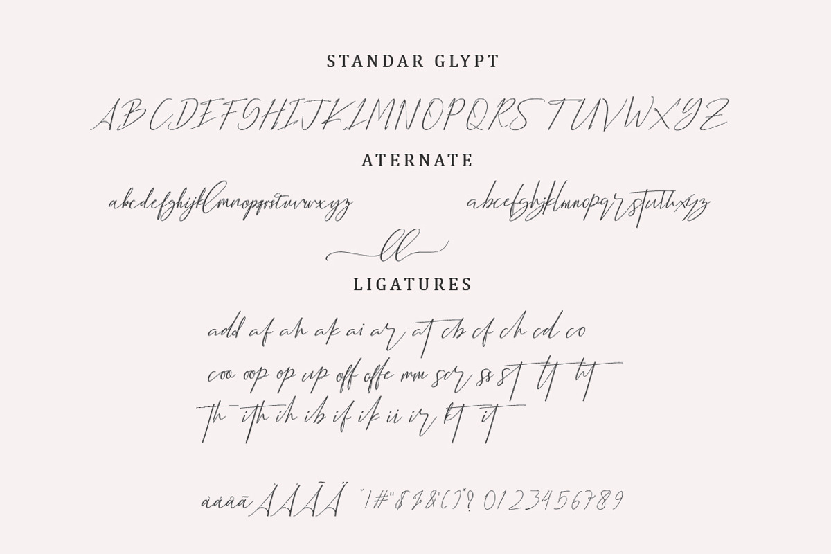 New Bethany Script preview 8