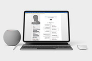 CV Resume and Cover Letter Template, a Resume Template by iDoodle Studio (Thumbnail 2 of 4)