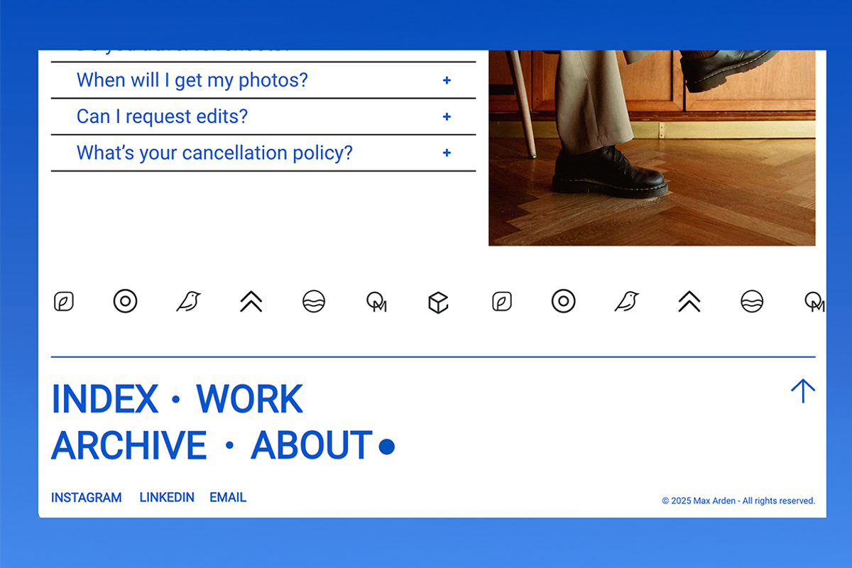 Modern Creative Portfolio Template, a Wix Template by pixlspace (Photo 5 of 10)
