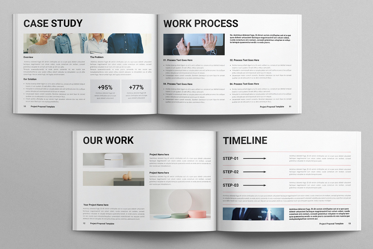Project Proposal Template Landscape, a Brochure Template by E-Type (Photo 5 of 8)