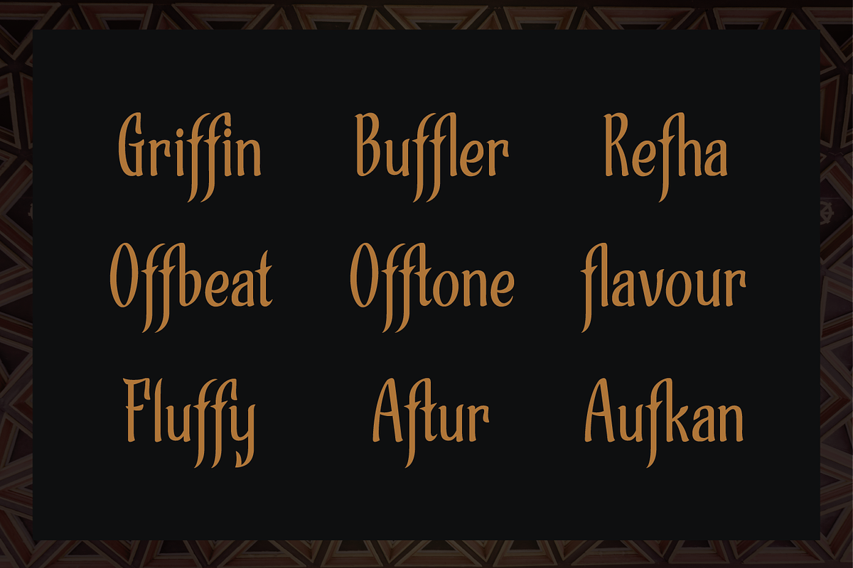 Strandall Display Typeface preview 5