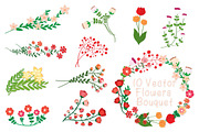 Retro Flowers Bouquet, an Illustration by lavinialorena (Thumbnail 4 of 4)