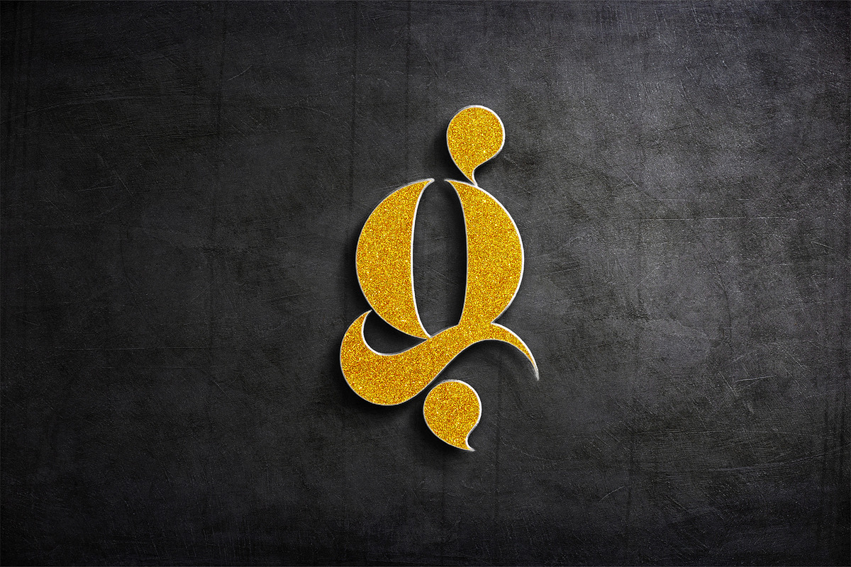 3D Gold Logo Mockup, an Advertising Mockup by mockarts
