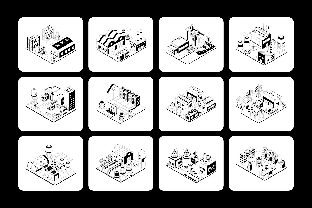 250 Modern Ecosystem Illustrations, a Technology Illustration by Brickclay (Photo 10 of 16)