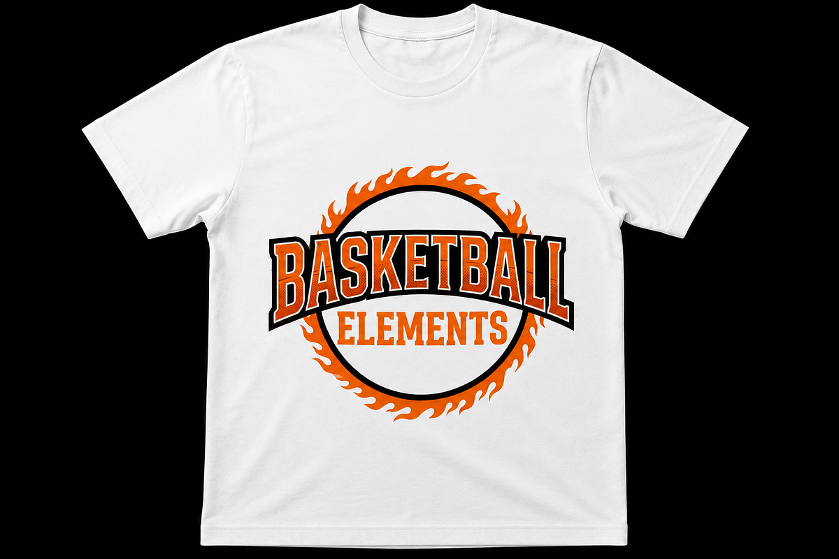 Basketball Elements Flame Sports, an Object Graphic by Artivon (Photo 1 of 3)