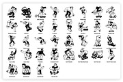 36 Skateboarding Elements x2 Styles, a Graphic by monkik (Thumbnail 22 of 25)
