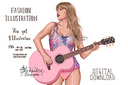 Taylor Swift Illustration, a Person Illustration by BigArtLab (Thumbnail 1 of 3)
