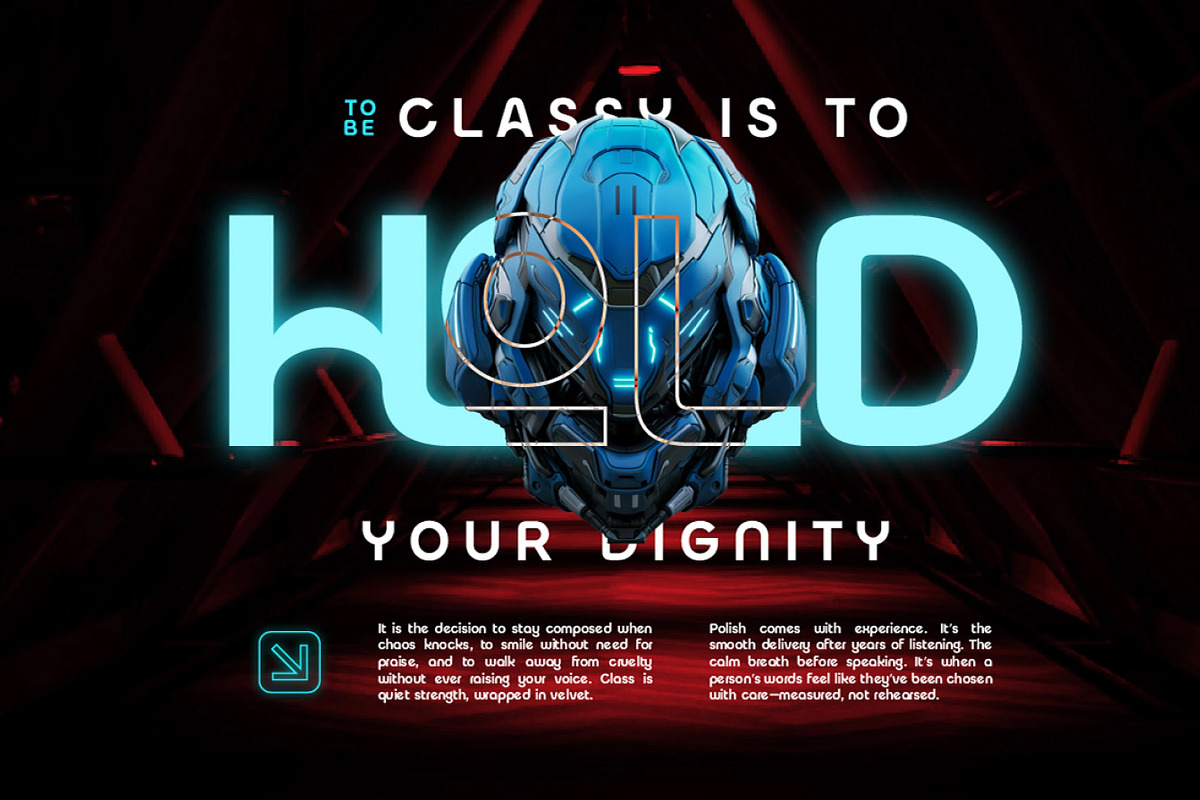 Klyne – Bold Futuristic Sci-Fi Font, a Sans Serif Font by Brand Earth (Photo 5 of 7)