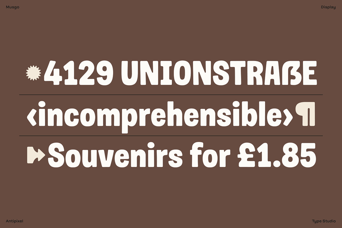 Musgo | Soft Condensed Rounded Sans, a Sans Serif Font by Antipixel Type Studio (Photo 12 of 19)