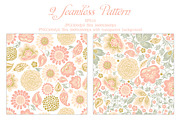Glitter wedding flowers and leaves, an Illustration by antuanetto (Thumbnail 11 of 14)