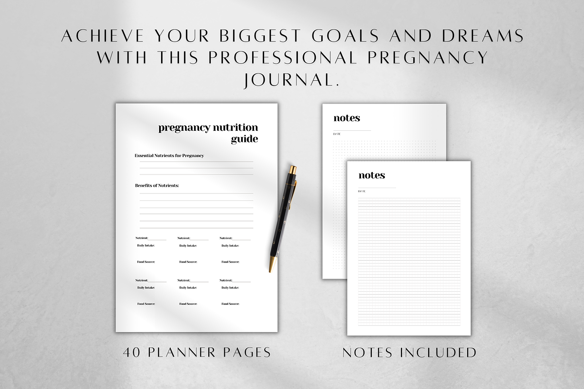 Pregnancy Journal Printable, a Stationery Template by BRANDcontent (Photo 3 of 6)