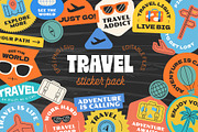 Travel Stickers Bundle, an Object Graphic by TSRY (Thumbnail 1 of 5)