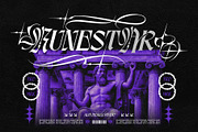 Sectra Chrome Typeface, a Blackletter Font by alit design (Thumbnail 13 of 17)