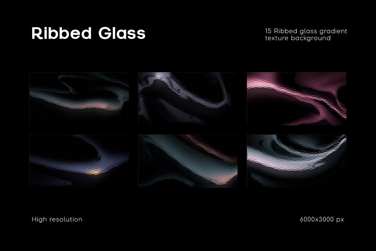 Ribbed Glass Gradient Background, a Background Graphic by Ghurafa Studio (Photo 7 of 10)