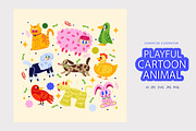 Playful Cartoon Animal, an Object Graphic by Bewalrus Studio (Thumbnail 3 of 4)