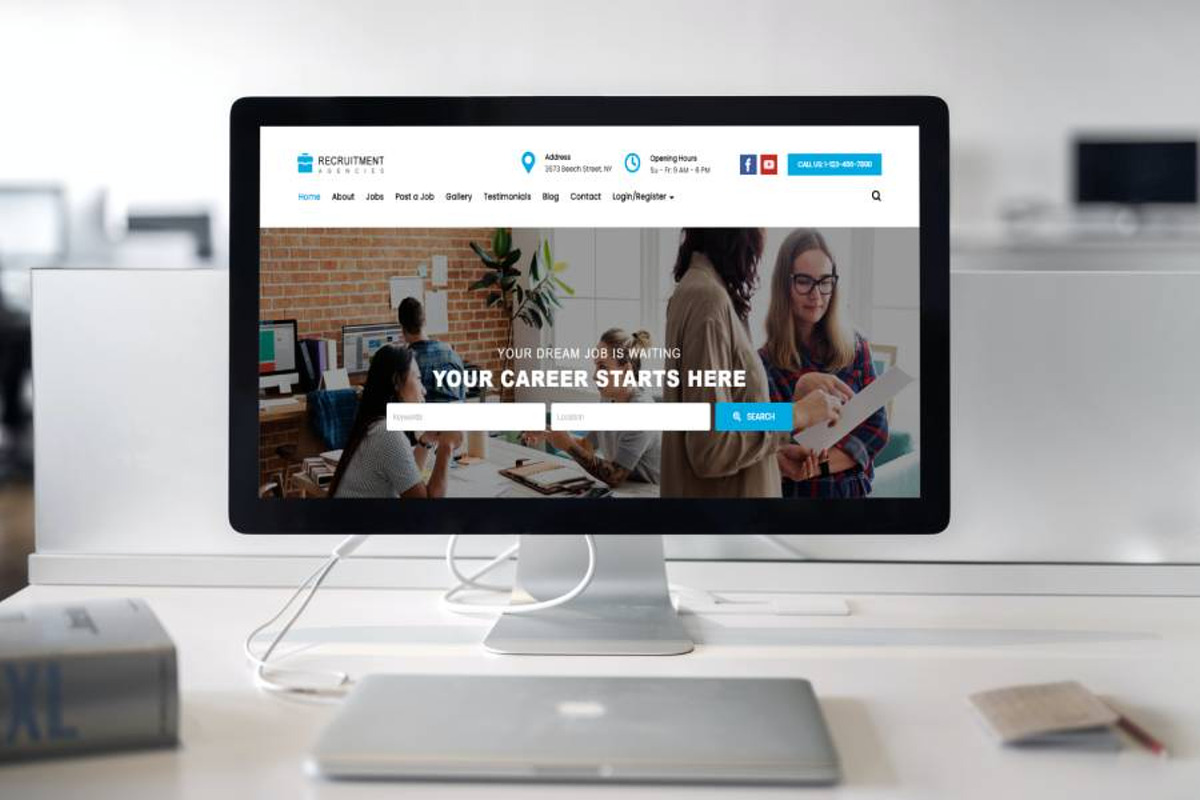 Recruitment Agencies WordPress Theme preview 3