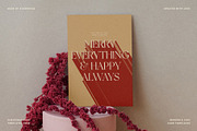 Modern Christmas Card Templates, a Print Template by SilverStag Type Foundry (Thumbnail 9 of 11)