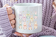 Easter PNG, Coquette Easter Bunny, an Illustration by CraftArtStudio (Thumbnail 3 of 4)