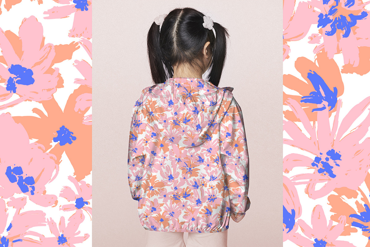 Summer Pink Flowers, a Pattern Graphic by MalyskaStudio (Photo 12 of 14)