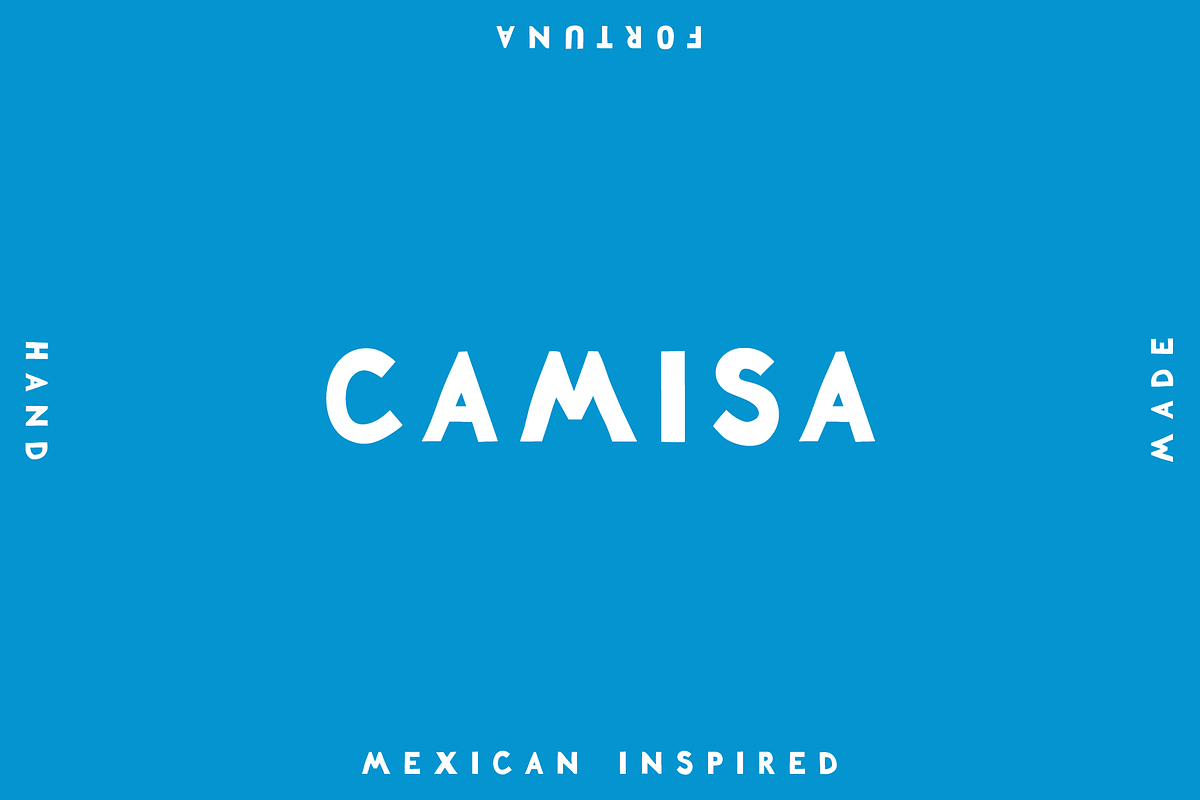 Camisa: Hand Drawn Sans Serif, a Handwritten Font by Fortuna Font Foundry (Photo 1 of 5)