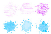 Watercolor Stamp Procreate Brushes, a Brush Add-On by Almazova Dolzhenko (Thumbnail 7 of 20)