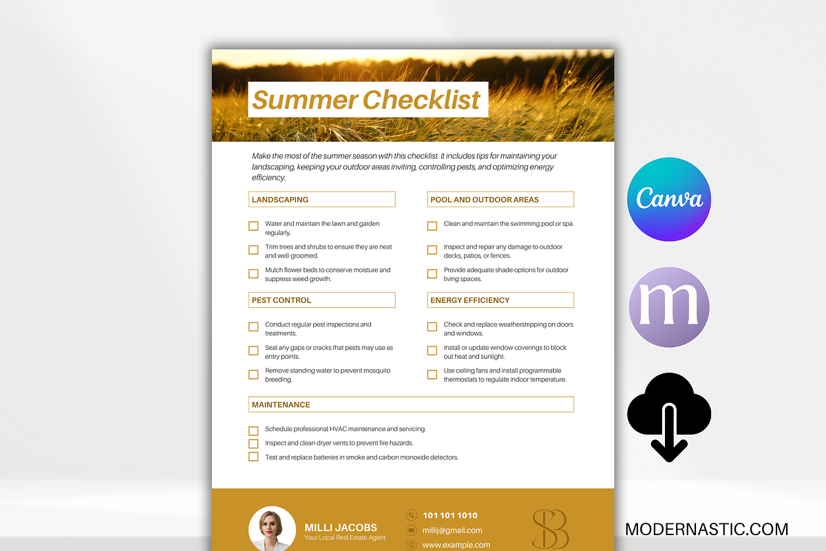 Real Estate Flyer, a Flyer Template by Modernastic - Canva (Photo 4 of 9)