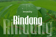 Rindang, a Sans Serif Font by da_only_aan (Thumbnail 2 of 5)