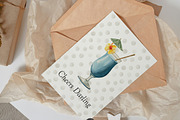 Happy Hour Cocktail Drinks Set, a Decorative Illustration by PaintPixelCo (Thumbnail 12 of 14)