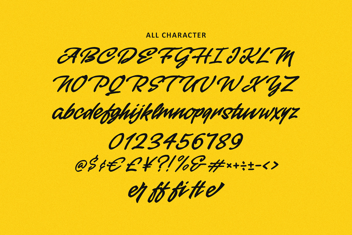 Cerfie Script Handmade Font, a Script Font by Maulana Creative (Photo 4 of 7)