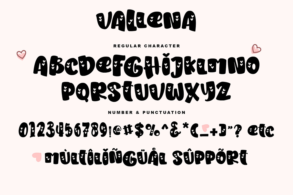Vallena, a Font by Stefani Letter (Photo 5 of 6)