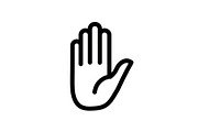 Hand Gesture Vector Icon Bundle, an Illustration by jahid234 (Thumbnail 42 of 52)