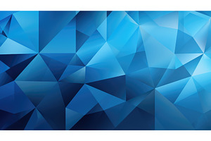 shape blue background triangle ai, an Abstract Photo by pikepicture