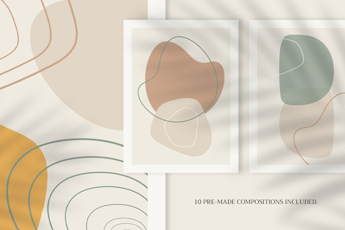 Terra - Organic Abstract Shapes, an Illustration by Eesome Design Studio (Photo 3 of 8)