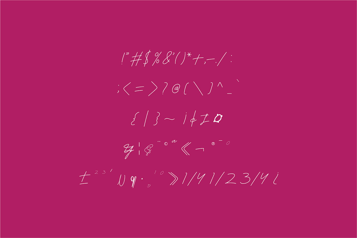 Rosa Signature typeface, a Script Font by WAP (Photo 5 of 6)