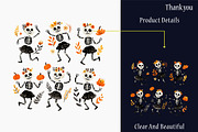 Halloween Skeleton Dance Sublimation, a Graphic by designcity5 (Thumbnail 4 of 5)