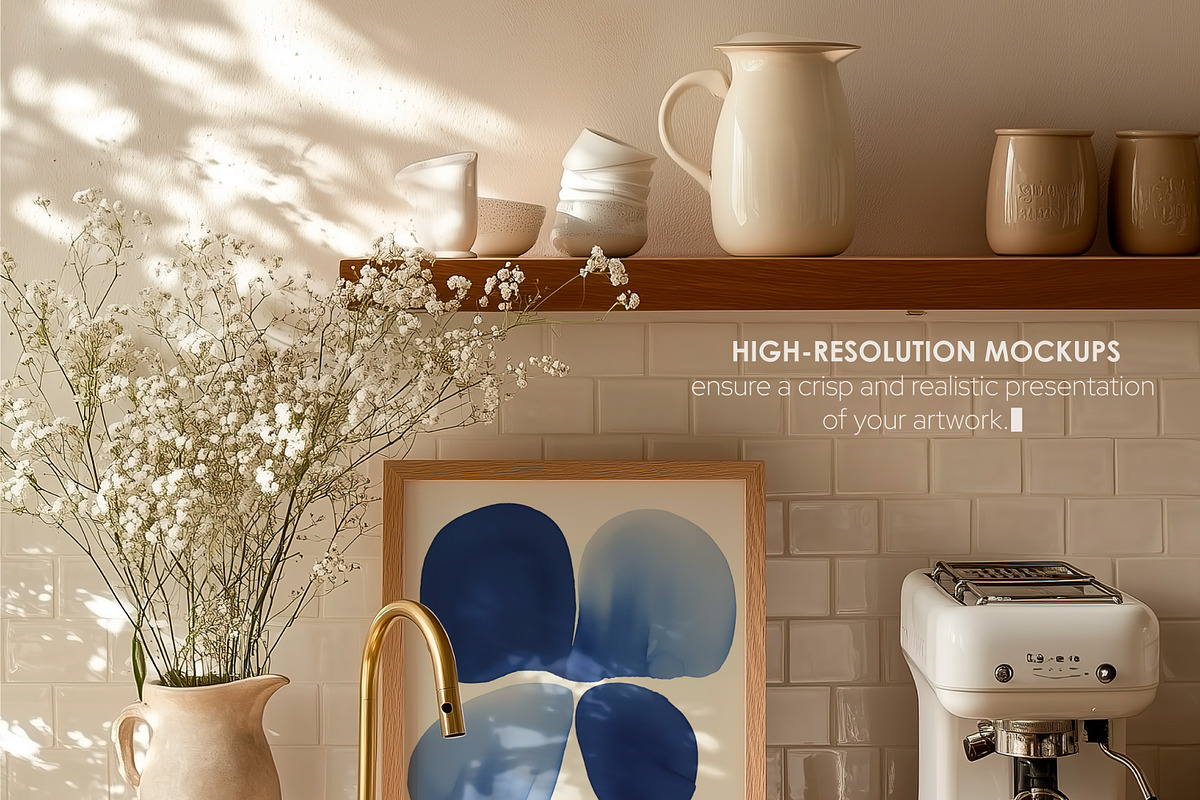 RUSTIC KITCHEN | Frame mockup set, a Household Mockup by SCHÉRI (Photo 10 of 14)
