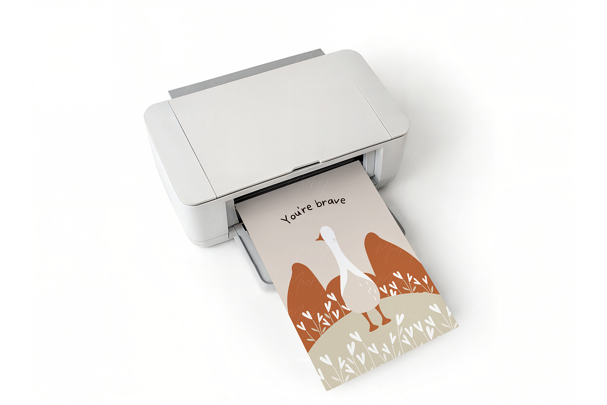 Professional Printer Mockup, a Product Mockup by TatiMockup (Photo 3 of 4)